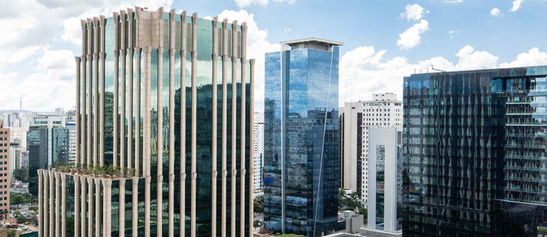 View of the São Paolo skyline